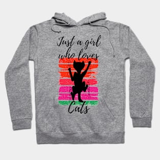 Just a Girl Who Loves cats Hoodie